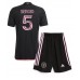 Maillot de foot Inter Miami Sergio Busquets #5 Extérieur vêtements enfant 2024-25 Manches Courtes (+ pantalon court)